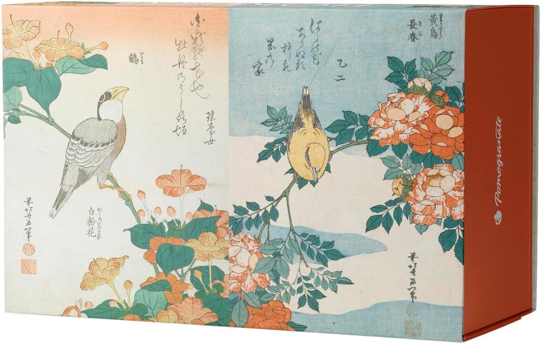 Pomegranate 120-Piece Hokusai Jigsaw Puzzle for Adults & Families, Double-Sided Mini Set of 4, Matte Finish, Snug Fit