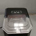 Silonn Ice Maker Countertop Machine with Handle, 26lbs in 24h, 9 Ice Cubes Ready in 6 Mins, Self-Cleaning Ice Makers with Basket and Scoop, Ideal for Home, Kitchen, Camping, RV