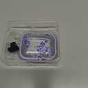 Inesore for AirPods Pro 3 Case 2025 with Lock, for Women Girly Floral Clear Case Compatible with Apple Airpods Pro 3rd Generation Cover, with Phone Stand,Keychain & Cleaner Kit -Purple Flower