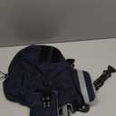 Queenmore Small Winter Dog Coat with Harness Built-in, Waterproof Winter Jackets for Small Dogs, Puppy Warm Puffer Jacket for Snow/Cold Weather - Fleece Reflective Easy On Hook & Loop Closure, Navy S