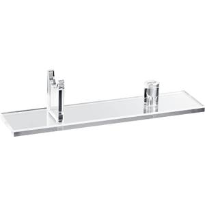 Acrylic Knife Display Stand - Single Knife Holder for Fixed Blade Knives, Perfect for Home Decor, Kitchen, Living Room, or Collection Showcase (Brown)