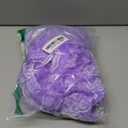 GORGECRAFT 11 Yards 2-Layer Pleated Chiffon Lace Ribbon Purple Gathered Voile Mesh Organza Tulle Fabric Ruffles Edge Lace Trim for Sewing Craft Wedding Dress Party Accessories Decor Handmade DIY (Lilac)