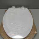 Bemis 1500EC 390 Lift-Off Wood Elongated Toilet Seat, Cotton White (Pack of 1)
