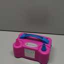 Electric Balloon Pump, Portable 2 Modes Balloon Blower Machine with 14 Balloon Arch Kits, Air Pump for Balloon, Balloon Inflator for Party Decoration (Rose red)