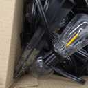 addlon 54(48+6) FT Solar String Lights Waterproof,Patio Lights Solar Powered with Remote& USB Port 24+2 LED Shatterproof Bulbs 3 Lighting Modes Outdoor Lights for Camping Backyard Garden