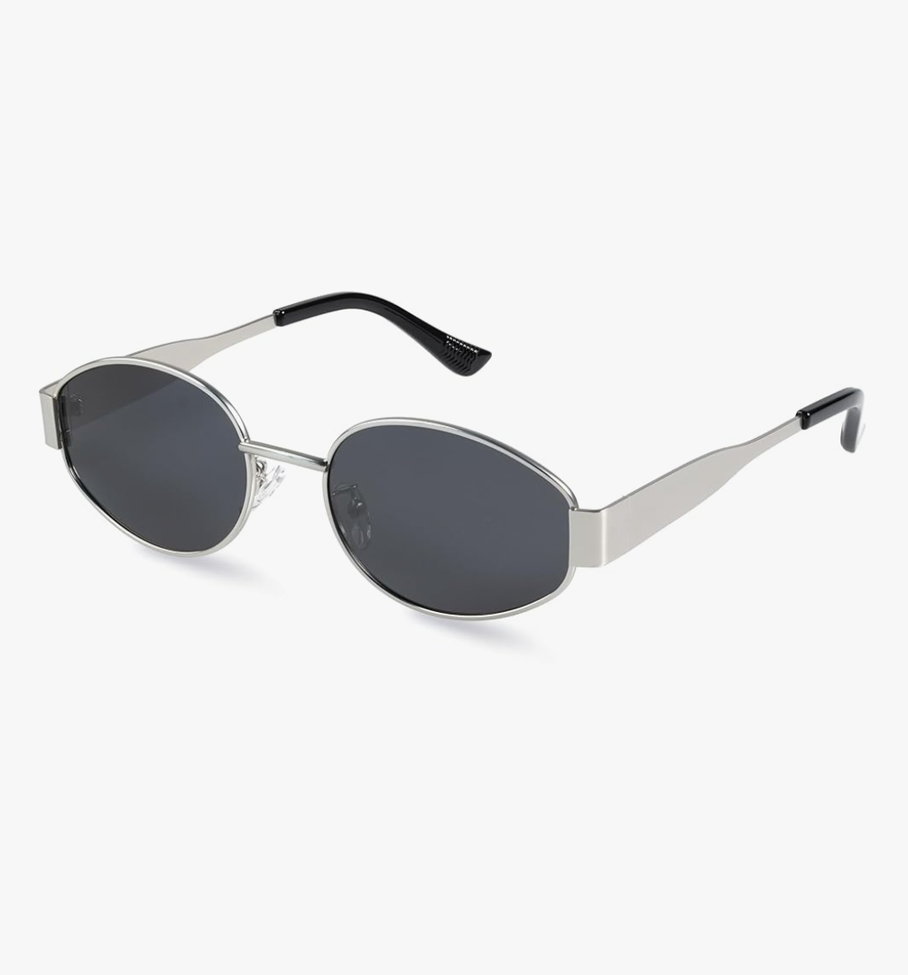 livho 2025 Trendy Oval Sunglasses - Stylish Polarized Shades for Everyday - Retro Metal Frames
