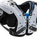 Champro Falcon Lineman Shoulder Pad, Size: Medium, White