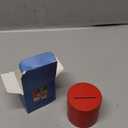 Postage Stamp Dispenser - Stamp Roll Dispenser Red Iron can Material Stamp Dispenser Compact and Impact-Resistant for Desk Organization of Home Office Supplies