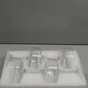 Martini Glasses set of 8, 10 oz Ribbed Coupe Glasses Champagne Coupe Glasses Set for WineMargarita Glass (Transparent)