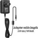 Guitar Pedal Power Supply DC 9V 1A (10mA -1000mA) Center Negative | External Positive Low Noise One Spot AC Wall Charger Adapter Compatible for Most Effect Pedal And Other Devices Requiring 9V