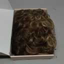 LONAI Curly Wig with Bangs for Women Long Honey Blonde Kinky Wigs with Bangs WIG006 Curly Shag Synthetic Wig for Daily Use Party Cosplay-Ombre Honey Blonde (23 Inch (Pack of 1))