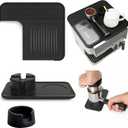 Silicone Top Mat & Tamper Base & Tamping Mat Compatible with Ninja Luxe Cafe Espresso Machine ES601/ES701, Non-Slip Accessories