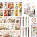 Kosiz 36 Pcs Boho Positive Affirmation Gift Set for Women, 12 Gratitude Notebooks 12 Plastic Cups with Lids Straws 12 Gift Bags, End of Year Thank You Gifts for Teachers Nurses Employee Coworker