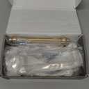 Amerdeco 10 Pack Champagne Bronze Cabinet Pulls 5 Inch(128mm) Hole Center Drawer Pulls Cabinet Hardware Kitchen Cabinet Handles for Bathroom Dresser Pulls ZH0069