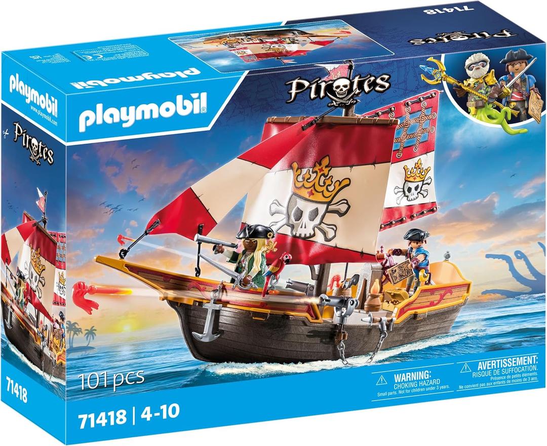 Playmobil Pirate Ship, One Size