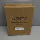 Eupako 8 oz Plastic Cups with Lids 100 Sets, Disposable Clear Cups with Lids, Cold Drink Containers for Beverage, Parfait, Smoothie