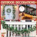 gisgfim 48 PCS Pink Velvet Bows for Christmas Tree 5 x 7 Inch Rustic Velvet Staircase Wreath Bows Pre-Tied Ribbon Crafts Gift Bow for Xmas Topper Garland Ornament Home Door Indoor Outdoor Decorations