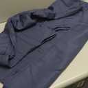 HolidayIdeas 2 Pack Fitted Table Clothes - 48 x 24 Inch - Navy Rectangle Tablecloths for 4 Foot Tables, Polyester Fabric Table Covers for Parties, Holiday Dinner, Wedding, Trade Show