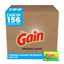 P&G Professional Gain Powder Laundry Detergent for Regular and HE Washers, Original Scent, Single Use (Case of 156)
