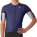 CASTELLI Mens Entrata 6 Jersey, UPF Sun Protection, Quarter Length Sleeve Jersey for Road Cycling & Gravel Biking & Racing (3X-Large, Belgian Blue/Deep Bordeaux/Silver Gray)