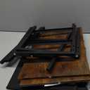 Lazzanto Night Stand Bedside Charging Table Bedroom - Brown Night Stand with Charger Station, Modern Bed Side End Table with Open Shelf & 2 Fabric Drawers, USB-C Port for Dorm, Living Room