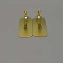 Paoli Heavy Duty Adhesive Hooks,Self-Adhesive Hooks Multiple Colors and Styles 30 lb Maximum Load for Home Schools and Offices (4pc, Gold)