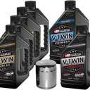 MaximaHiflofiltro VTTOCK22 Complete Engine Oil Change Kit for V-Twin Synthetic Blend Harley Davidson Twin Cam, 6 Quart