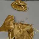 PATIKIL Velvet Drawstring Bags 6"x6", 6 Pcs Velvet Gift Bag with Pearl, Mini Candy Packaging Storage Pouches for Christmas Jewelry Webbing Party Favor, Champagne