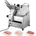 VEVOR Fully Automatic Meat Slicer, 180W + 370W Commercial Food Slicer