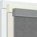 Grandekor Blackout Cordless Roller Shade,Hemp-Dark Gray,35" W x 48" H