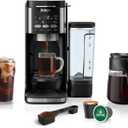Ninja | Drip Coffee Maker | DualBrew Pro Hot & Iced Coffee Machine | Use with K-Cup Coffee Pods | 3 Brew Styles (Classic, Rich, & Iced) | 60oz Removable Reservoir & Dishwasher Safe | Black | CFP101