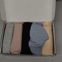 AIRCUTE Washable Urine Absorbency Incontinence Underwear for Women Bladder Leak Proof Cotton Panties 60ML 5 Pack (5 Colors, 2X-Large)