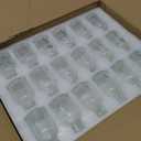 Glass Bud Vases Set of 24, Small Flower Vase in Bulk, Clear Mini Ribbed VaseS for Centerpieces, Modern Wedding Reception Table Decorations