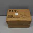 P.I.T. Mini White Tool Box, Portable 3 Drawer Steel Stackable Tool Box with Magnetic Tab Locking, White Micro Top Chest with Liner for Tools Storage and Organizers, Home DIY 