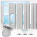 Portable Air Conditioner Window Kit, Adjustable Vertical/Horizontal Sliding Window Kit Plate for AC Unit, AC Window Vent Kit, AC Window Seal Suitable for 5.9” AC Exhaust Hose
