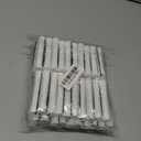 WILLBOND 60 Pcs Perm Rods for Long Hair Plastic Curl Rods Cold Wave Irons Curling Roller for Hair Styling Hairdressing Tools (0.63 Inch, White)