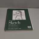 Strathmore 400 Series Sketch Pad, Recycled Paper, 11x14 inch, 100 Sheets - Artist Sketchbook for Drawing, Illustration, Art Class Students
