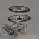Folding Boat Cleats 5" 6" 316 Stainless Steel Flip up Dock Cleats Marine Grade Rope Cleat for Deck, Yacht with Fasteners