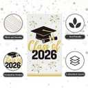 3 x 2026 Graduation Party Decorations, 50 Pack Dinner Napkins for Congratulation Party Decor Supplies, Disposable Paper Cocktail Napkins for College High School PhD Nurse Law School Graduations