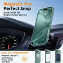 3 x Magnetic for iPhone 17 Pro Case, [Matte Solid Color] [Full Camera Protection] Protective Case for iPhone 17 Pro - Deep Green