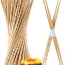 100Pairs Bamboo Chopsticks Disposable | Japanese | Sushi | Separated | Non Slip | Pointed Chopsticks-9.45in