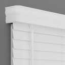 2 Inch Cordless Faux Wood Blind - 35" W x 64" L - White, Thick Wood Textured Slats, Over 1,000 Custom Sizes Starting at 19.97, Classic Valance, Room Darkening Shades for Interior Windows by Lumino
Visit the Lumino Store