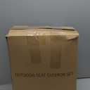 Outdoor Chair Cushions 24x24, Patio Furniture Cushions with Removable Cover, Outdoor Deep Seat Cushion Set with Ties and Handle, Waterproof Outdoor Cushions for Chair Sofa Couch, Navy