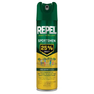 REPEL Sportsmen Family Aerosol 25% Deet 6.5oz HG-94137