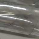 ETECHMART Clear Round Table Cover Protector 60'', 2.0mm Thick Vinyl Waterproof Transparent Table Protector, Non-Slip Heat Resistant Clear Plastic Table Cover Protector for Coffee Table Hard Floor