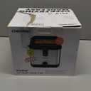 Chefman Fry Guy, The Most Compact & Convenient To Deep Fry Comfort Food, Restaurant-Style Basket With A 1.6-Quart Capacity, Easy-View Window & Adjustable Temp Control, Stainless - 1.5 Liter