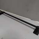 Command Bath Towel Bar, Matte Black, 1 Towel Ring, 2 Strips