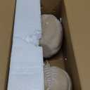 DN DECONATION 2-Pack Fall Pumpkin Decorations for Home, Faux Pumpkins for Decorating, Rustic Brown Resin Pumpkins Decor with Carved Leaves  Thanksgiving Table Centerpiece, Modern Farmhouse Fall Decor