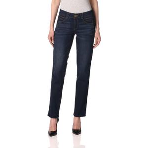 Democracy Women's Ab Solution Straight Leg (6 Long, Indigo)