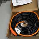 VEVOR Pipe Heating Cable, 80FT 7W/FT Heat Tape for Pipes with Built-in Thermostat, Water Pipe Heat Cable Protects PVC Hose, Metal and Plastic Pipe from Freezing